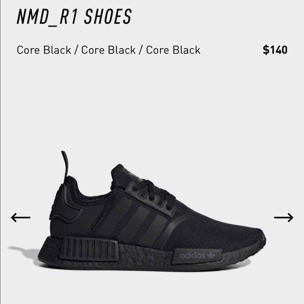 Adidas NMD R1 Core Black